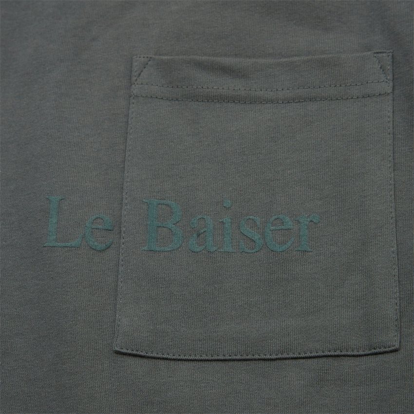 Le Baiser T-shirts CASCATA STEEL GREEN